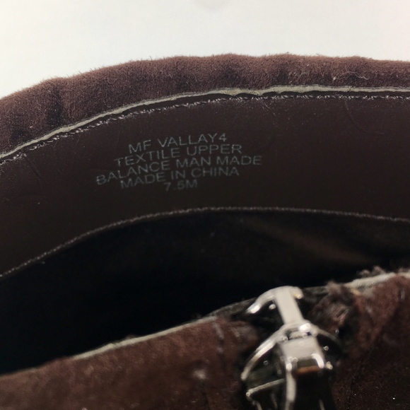 MARC FISHER Brown Suede Fold-Over Booties Size 7.5 - Picture 6 of 6